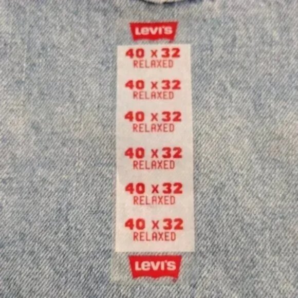 Vintage Levi's 555 Jeans 1995 Relaxed Fit Straight Leg Fits Over Boot Size 40 - Picture 9 of 12
